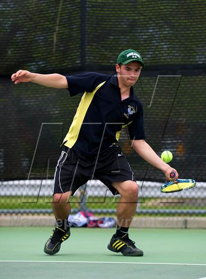 Thumbnail 3 in Nassau County Section 8 Boys Tennis Championships photogallery.