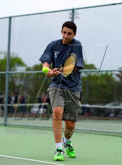 Thumbnail 3 in Nassau County Section 8 Boys Tennis Championships photogallery.