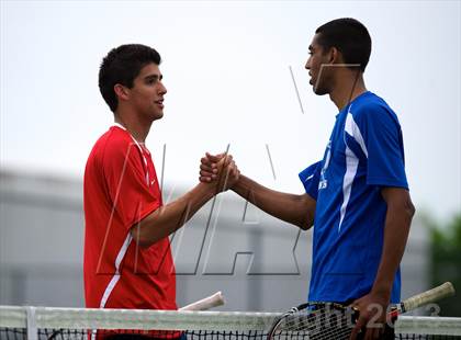 Thumbnail 1 in Nassau County Section 8 Boys Tennis Championships photogallery.
