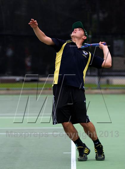Thumbnail 1 in Nassau County Section 8 Boys Tennis Championships photogallery.