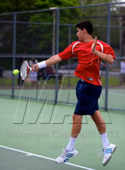 Thumbnail 2 in Nassau County Section 8 Boys Tennis Championships photogallery.