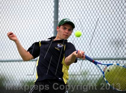 Thumbnail 3 in Nassau County Section 8 Boys Tennis Championships photogallery.