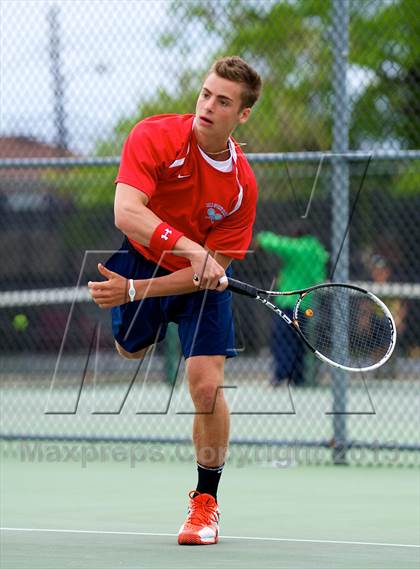 Thumbnail 3 in Nassau County Section 8 Boys Tennis Championships photogallery.