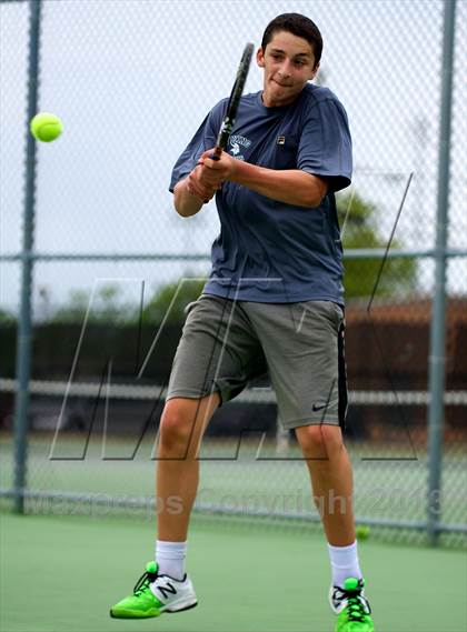 Thumbnail 3 in Nassau County Section 8 Boys Tennis Championships photogallery.