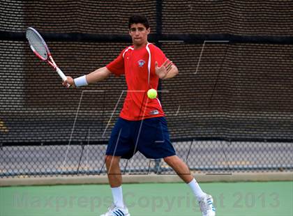 Thumbnail 1 in Nassau County Section 8 Boys Tennis Championships photogallery.