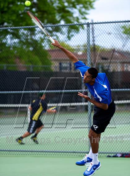 Thumbnail 3 in Nassau County Section 8 Boys Tennis Championships photogallery.
