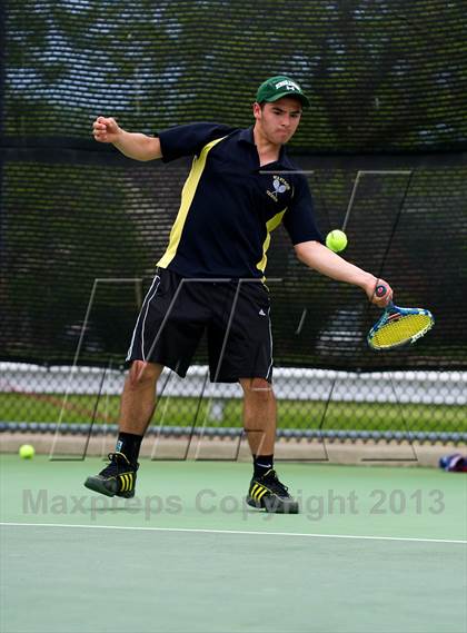 Thumbnail 3 in Nassau County Section 8 Boys Tennis Championships photogallery.