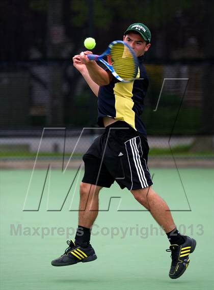 Thumbnail 3 in Nassau County Section 8 Boys Tennis Championships photogallery.