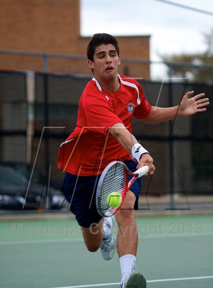 Thumbnail 2 in Nassau County Section 8 Boys Tennis Championships photogallery.