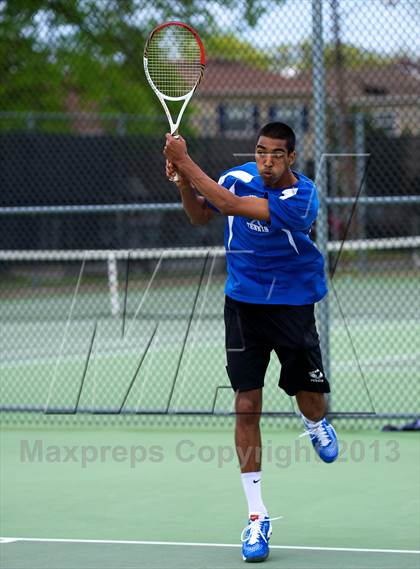 Thumbnail 2 in Nassau County Section 8 Boys Tennis Championships photogallery.
