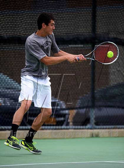 Thumbnail 3 in Nassau County Section 8 Boys Tennis Championships photogallery.