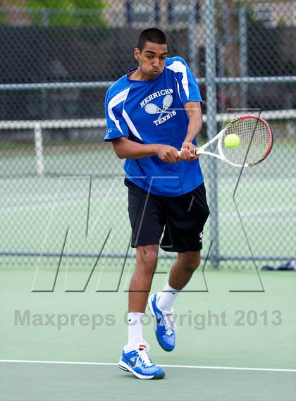 Thumbnail 1 in Nassau County Section 8 Boys Tennis Championships photogallery.