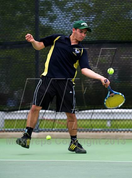 Thumbnail 3 in Nassau County Section 8 Boys Tennis Championships photogallery.