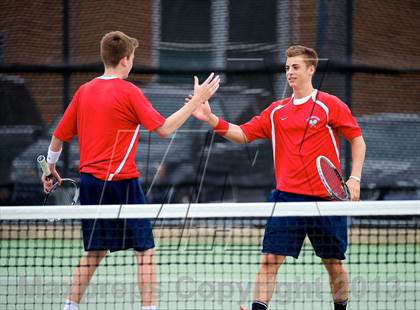 Thumbnail 1 in Nassau County Section 8 Boys Tennis Championships photogallery.