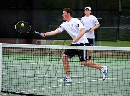 Thumbnail 3 in Nassau County Section 8 Boys Tennis Championships photogallery.