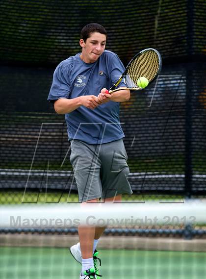 Thumbnail 3 in Nassau County Section 8 Boys Tennis Championships photogallery.