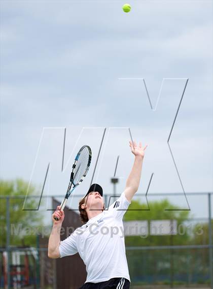 Thumbnail 2 in Nassau County Section 8 Boys Tennis Championships photogallery.