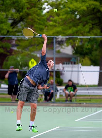 Thumbnail 3 in Nassau County Section 8 Boys Tennis Championships photogallery.