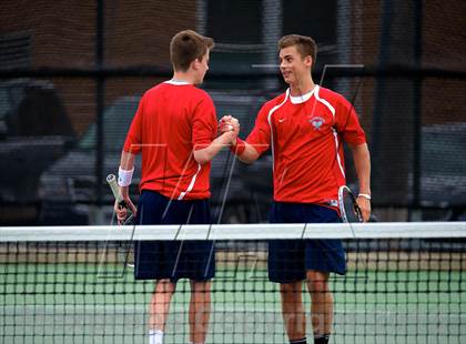 Thumbnail 2 in Nassau County Section 8 Boys Tennis Championships photogallery.