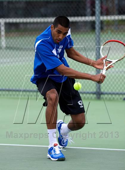 Thumbnail 2 in Nassau County Section 8 Boys Tennis Championships photogallery.