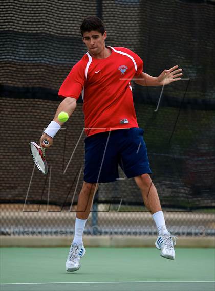 Thumbnail 2 in Nassau County Section 8 Boys Tennis Championships photogallery.