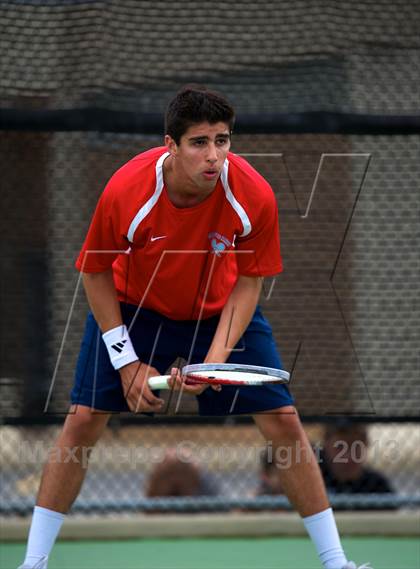 Thumbnail 3 in Nassau County Section 8 Boys Tennis Championships photogallery.