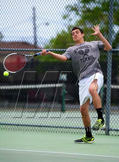 Thumbnail 2 in Nassau County Section 8 Boys Tennis Championships photogallery.