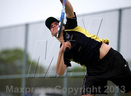 Thumbnail 2 in Nassau County Section 8 Boys Tennis Championships photogallery.