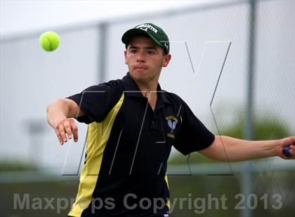 Thumbnail 3 in Nassau County Section 8 Boys Tennis Championships photogallery.