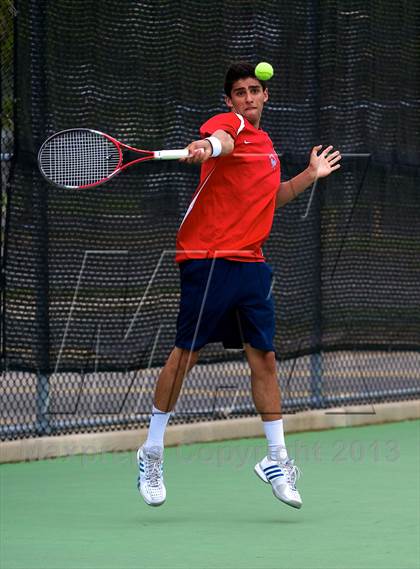 Thumbnail 2 in Nassau County Section 8 Boys Tennis Championships photogallery.