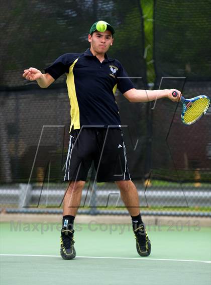Thumbnail 3 in Nassau County Section 8 Boys Tennis Championships photogallery.
