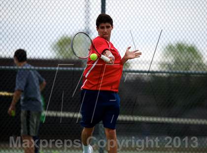 Thumbnail 2 in Nassau County Section 8 Boys Tennis Championships photogallery.