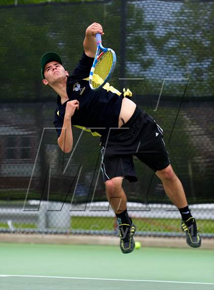 Thumbnail 3 in Nassau County Section 8 Boys Tennis Championships photogallery.