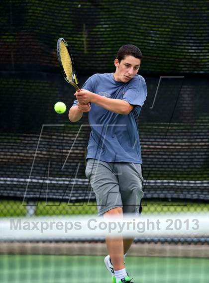 Thumbnail 2 in Nassau County Section 8 Boys Tennis Championships photogallery.