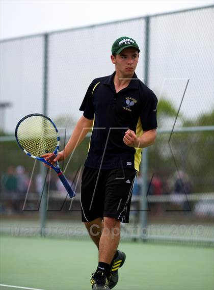 Thumbnail 3 in Nassau County Section 8 Boys Tennis Championships photogallery.