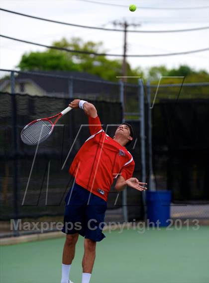 Thumbnail 2 in Nassau County Section 8 Boys Tennis Championships photogallery.