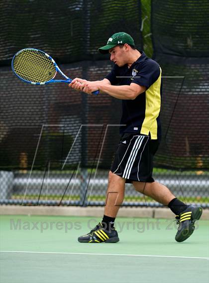 Thumbnail 2 in Nassau County Section 8 Boys Tennis Championships photogallery.