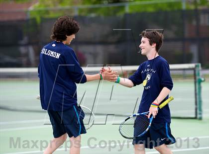 Thumbnail 2 in Nassau County Section 8 Boys Tennis Championships photogallery.