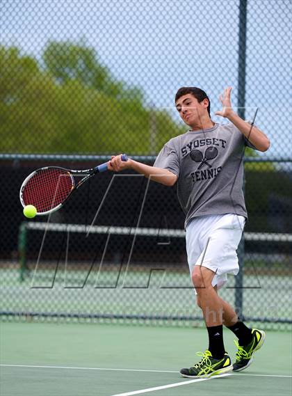 Thumbnail 3 in Nassau County Section 8 Boys Tennis Championships photogallery.