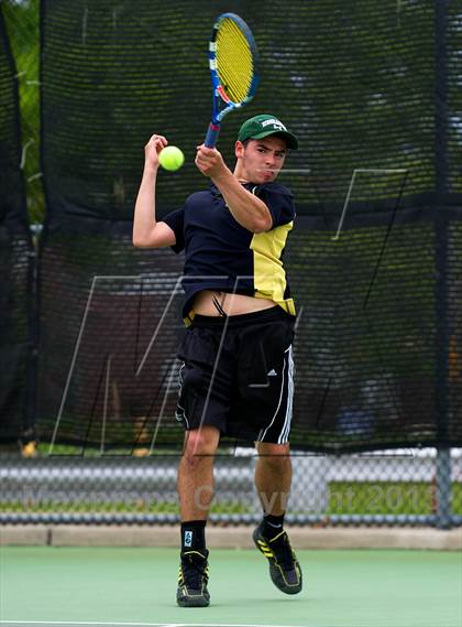 Thumbnail 2 in Nassau County Section 8 Boys Tennis Championships photogallery.
