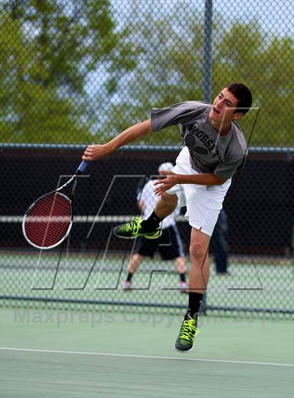 Thumbnail 3 in Nassau County Section 8 Boys Tennis Championships photogallery.
