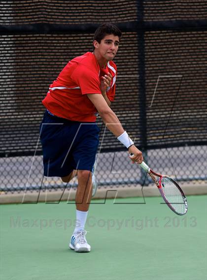 Thumbnail 3 in Nassau County Section 8 Boys Tennis Championships photogallery.