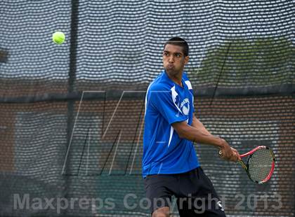 Thumbnail 3 in Nassau County Section 8 Boys Tennis Championships photogallery.