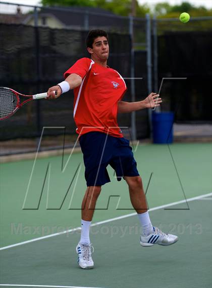 Thumbnail 3 in Nassau County Section 8 Boys Tennis Championships photogallery.
