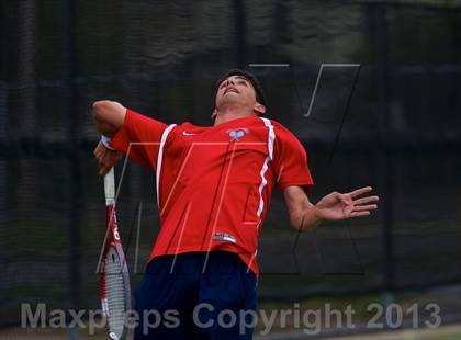 Thumbnail 3 in Nassau County Section 8 Boys Tennis Championships photogallery.