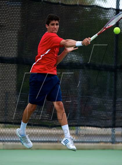 Thumbnail 3 in Nassau County Section 8 Boys Tennis Championships photogallery.