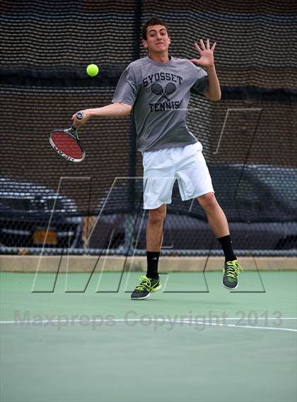 Thumbnail 2 in Nassau County Section 8 Boys Tennis Championships photogallery.