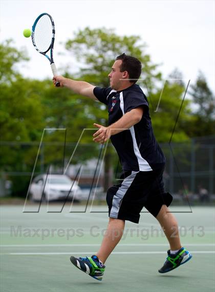 Thumbnail 2 in Nassau County Section 8 Boys Tennis Championships photogallery.
