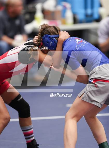 Thumbnail 1 in UIL Girls 6A Regional Wrestling Tournament  photogallery.
