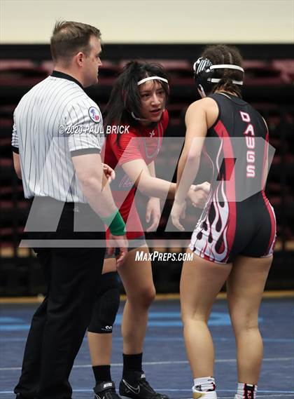 Thumbnail 1 in UIL Girls 6A Regional Wrestling Tournament  photogallery.